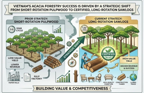 The Green Transformation: How Vietnam’s Acacia Forests Became a Global Sustainable Sourcing Powerhouse